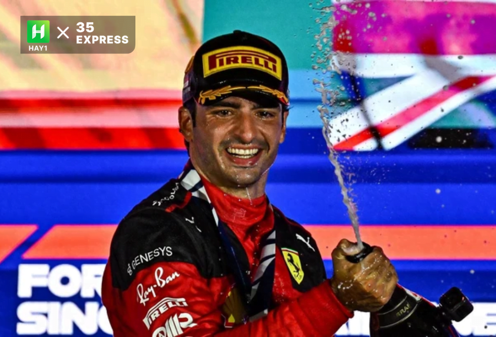 Carlos Sainz chuyển hóa thành công lợi thế pole thành chiến thắng tại Singapore GP 2023