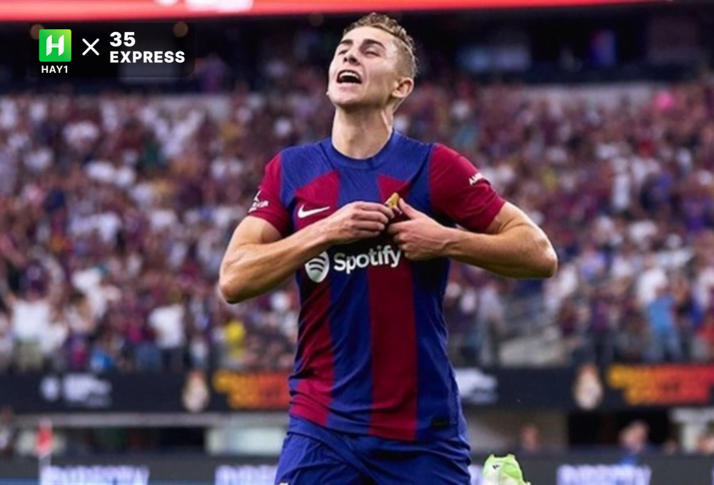   Fermín López nổi bật trong chiến thắng của Barcelona