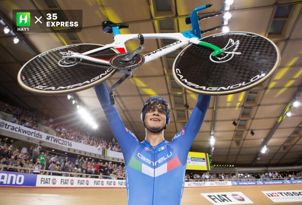  Filippo Ganna là đương kim vô địch xe đạp lòng chảo Olympic

