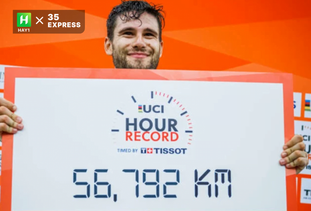  Filippo Ganna lập kỷ lục UCI Hour Record
