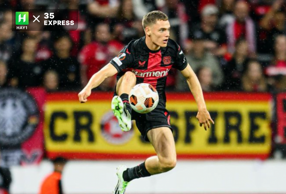 Florian Wirtz có bước thăng tiến vượt bậc trong màu áo CLB Bayer Leverkusen