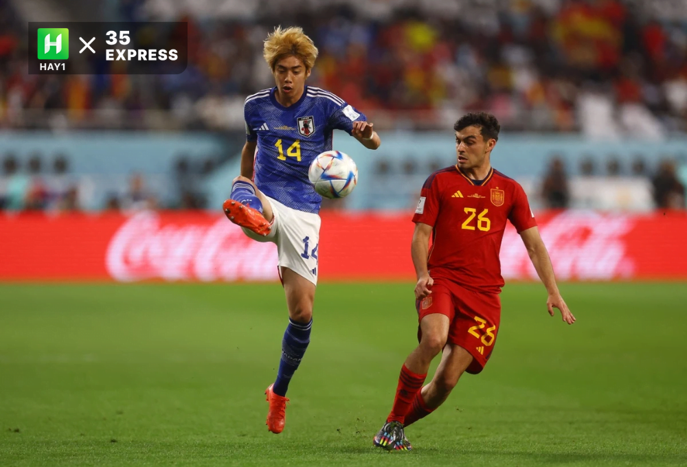 Ito Junya chơi ở cả 2 chiến thắng chấn động của Nhật Bản trước Đức và Tây Ban Nha