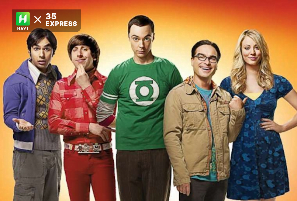 Jim Parsons và các diễn viên The Big Bang Theory
