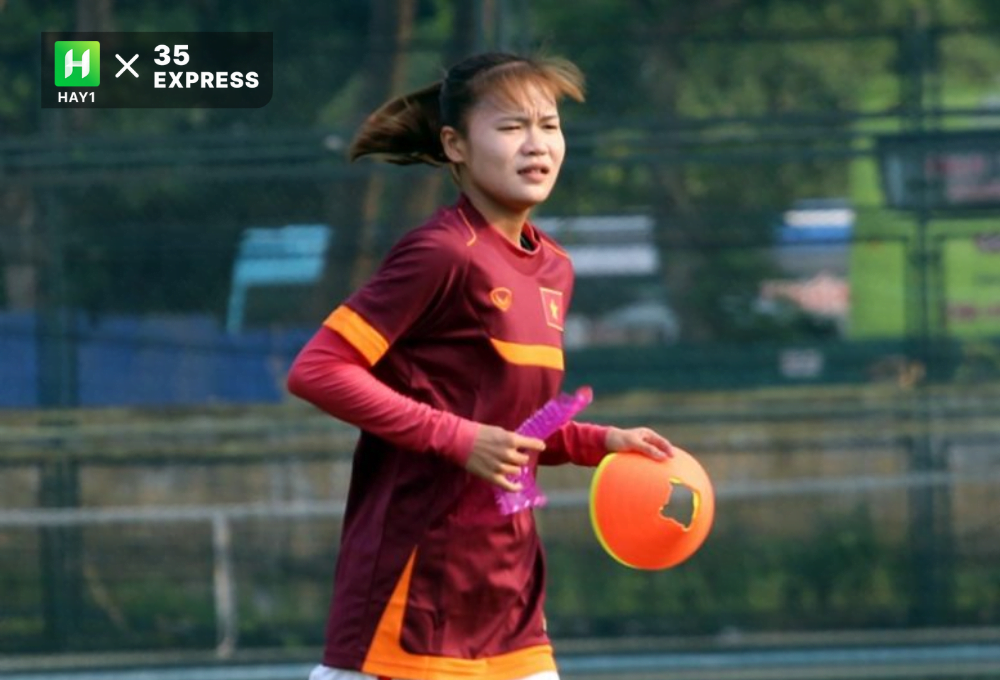 Lương Thị Thu Thương đang cùng đội tuyển chuẩn bị cho hành trình tham dự World Cup 2023