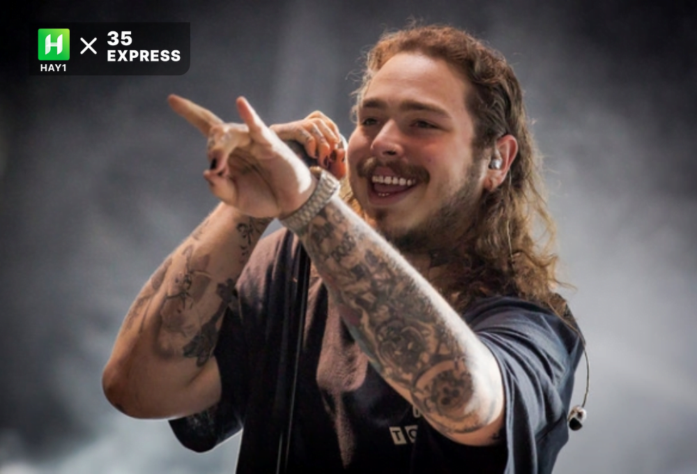 Post Malone nổi tiếng rực rỡ nhờ ca khúc ‘Rockstar’
