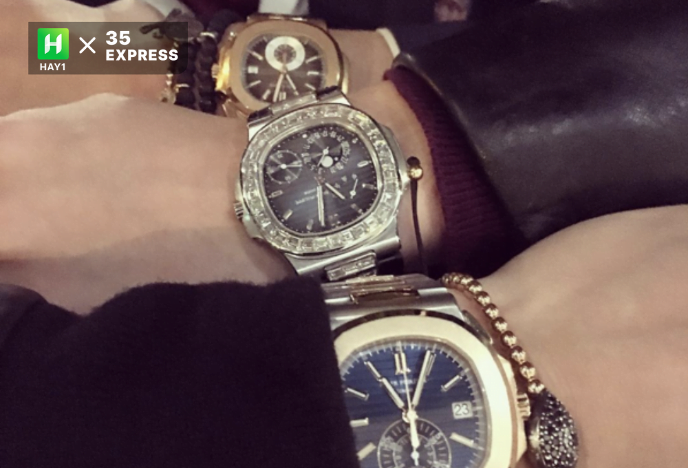 Một số thương hiệu đồng hồ được anh chàng Denis Đỗ yêu thích như Rolex, Audermars Piguet, Hublot...