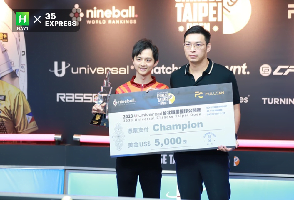 Ko Ping Chung vô địch Chinese Taipei Open 2023 một cách thuyết phục

