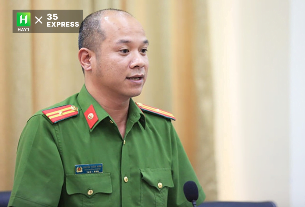 Trung tá Nguyễn Thành Hưng đã lập nhiều chiến công trong điều tra
