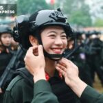 Lê Hà Anh 2k5, cô gái Khối trưởng Khối nữ Cảnh sát Đặc Nhiệm hot nhất MXH