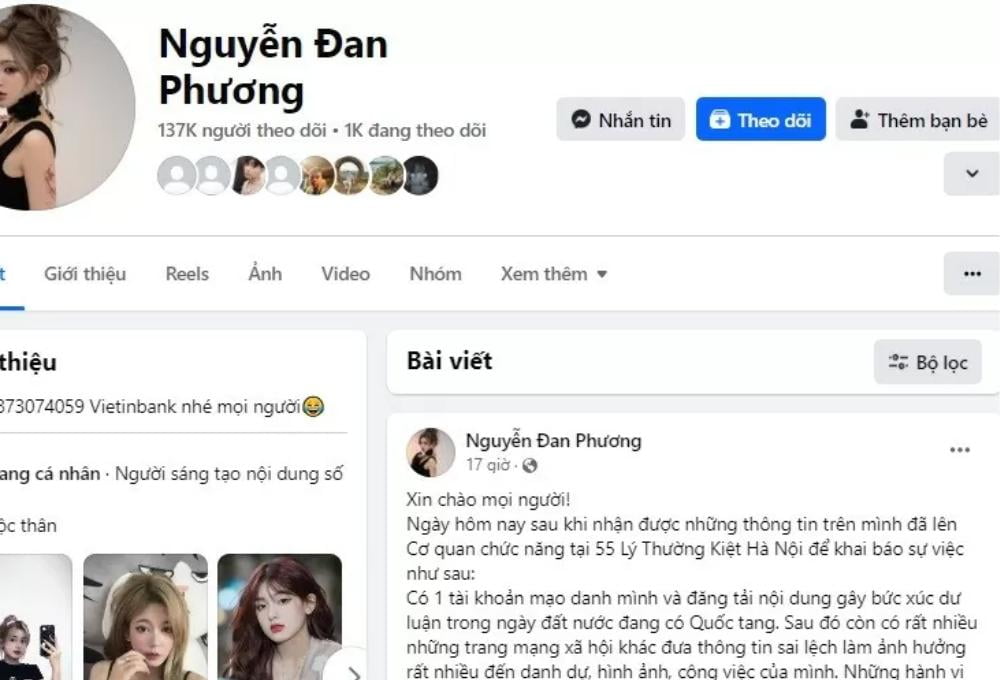 Nguyễn Đan Phương phát ngôn gây sốc