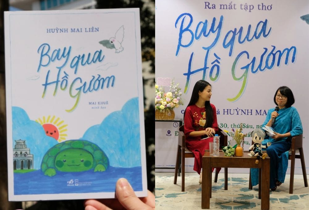 "Bay qua Hồ Gươm": Ký họa thơ về Hà Nội