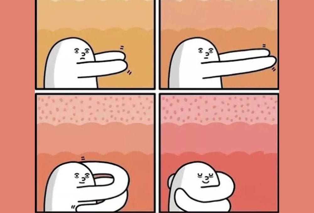 meme ôm độc đáo