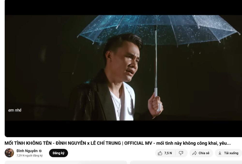 Khởi kiện ca sĩ Quốc Thiên vi phạm bản quyền bài hát 'Mối tình không tên'