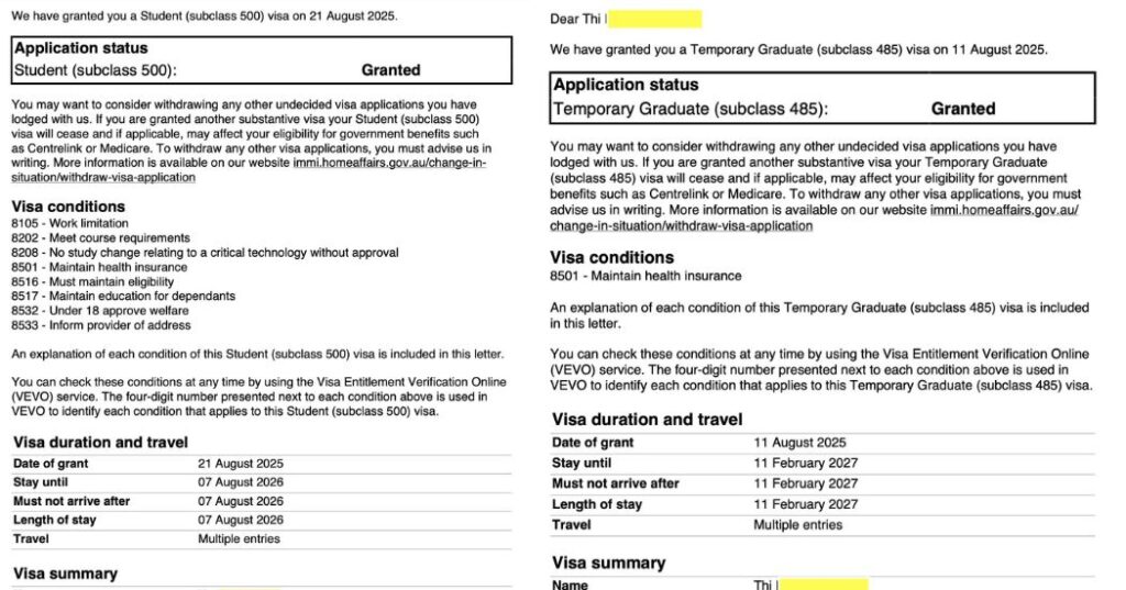 Du học & di trú TNS đã hỗ trợ hàng ngàn khách hàng nhận được Visa định cư và di trú tại Úc