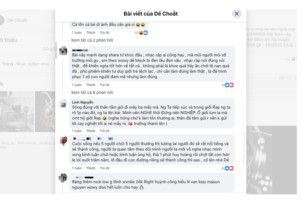 Dế Choắt gây bão cộng đồng Rap Việt bằng loạt track diss quy mô lớn