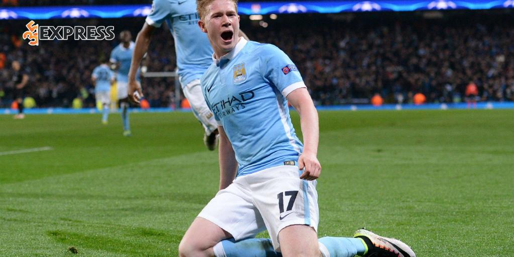 Kevin De Bruyne khoắc áo man city