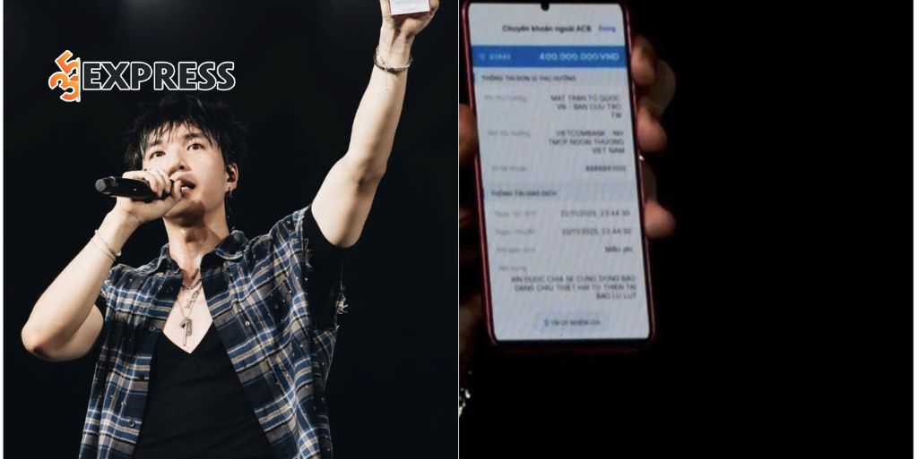 Khoảnh khắc Hieuthuhai công bố ủng hộ 400 triệu