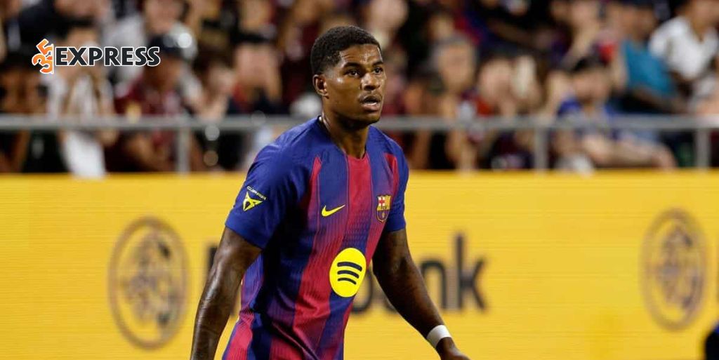 Marcus Rashford hiện tại đang thi đấu cho Barcalona