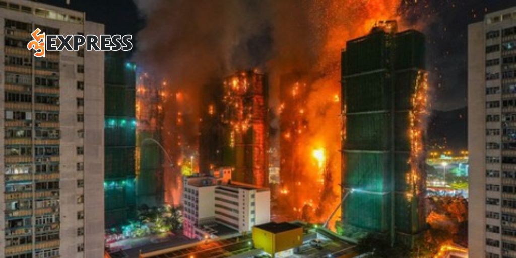 Toàn cảnh vụ cháy chung cư kinh hoàng tại Hồng Kông