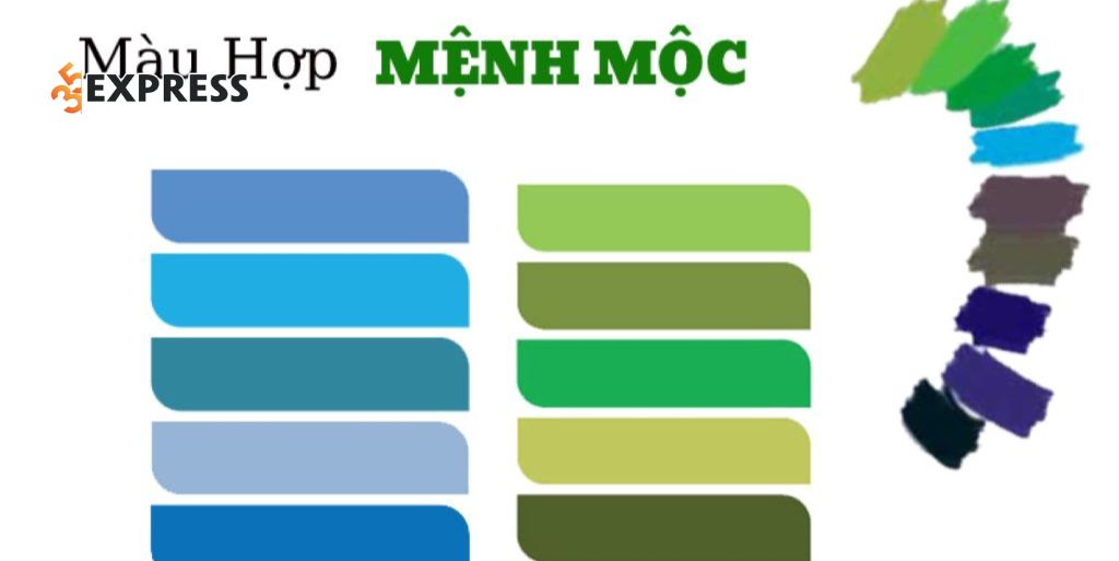 Ứng dụng màu sắc hợp mệnh Mộc vào từng khía cạnh cuộc sống