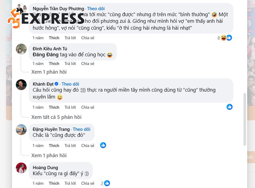 Giải thích của cộng đồng mạng về Trend Cũng Cũng