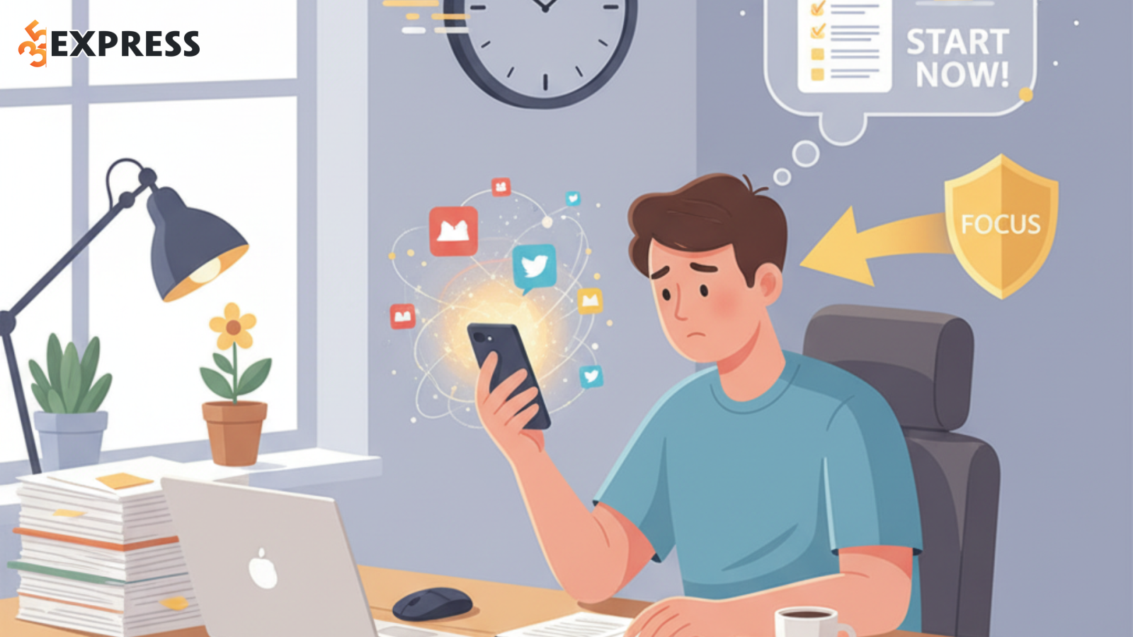 Thiếu quyết đoán và hay trì hoãn