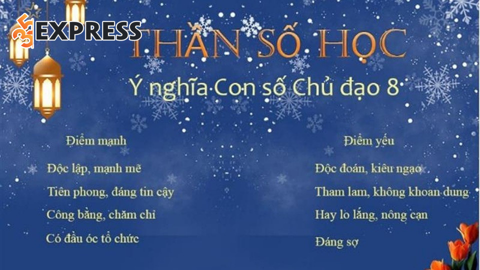 Chỉ số đường đời 8 là gì?