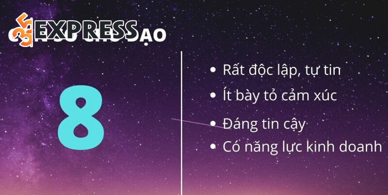 Chỉ số đường đời 8 là gì?