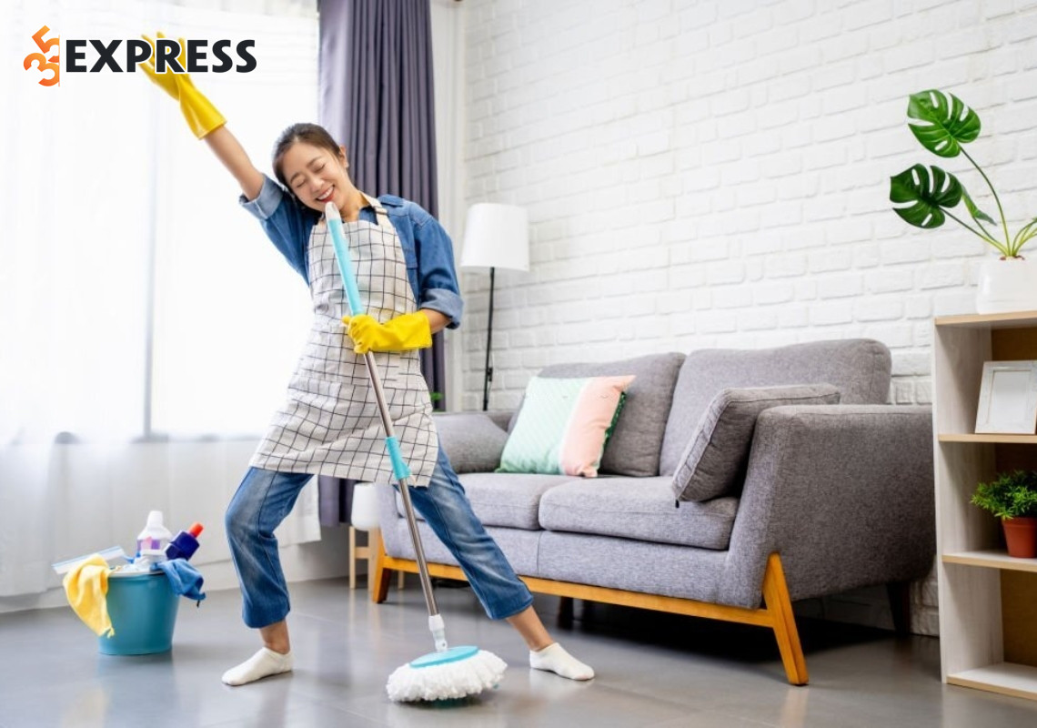 Sắp xếp nhà cửa gọn gàng, sạch sẽ, thông thoáng