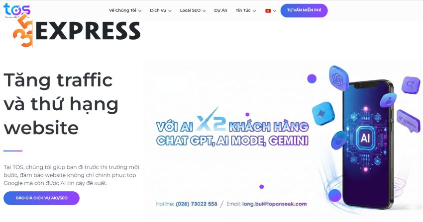 TopOnSeek (TOS) là Premium SEO Performance Agency thành lập từ năm 2016 với sứ mệnh mang đến giải pháp SEO bền vững.