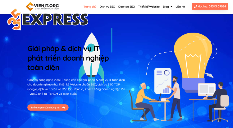 Viện IT là một trong những đơn vị làm SEO uy tín tại thị trường Việt Nam với triết lý phát triển bền vững