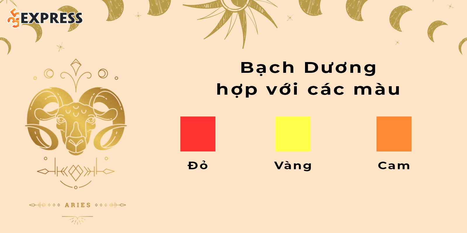 Bạch Dương hợp màu gì theo phong thủy