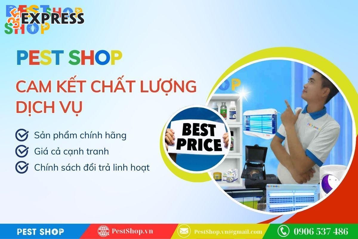Thành tựu, dấu ấn và cam kết chất lượng của Pest Shop