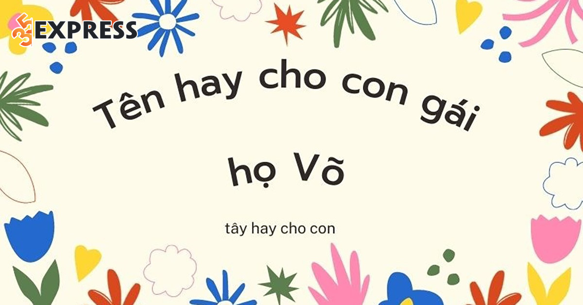 Tên hay cho con gái họ Vũ