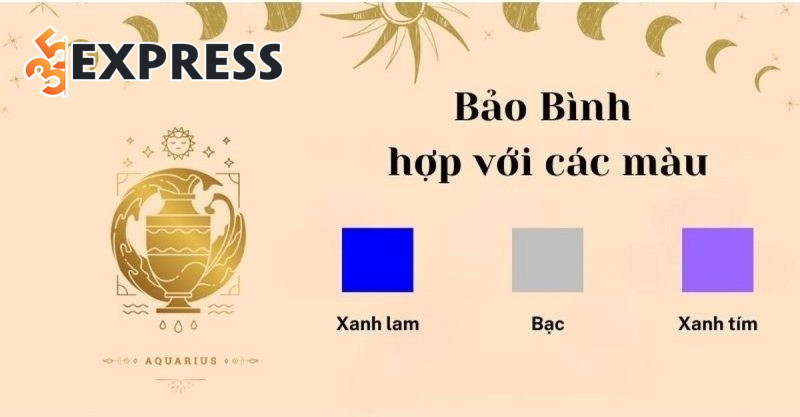 Cung Bảo Bình hợp màu gì
