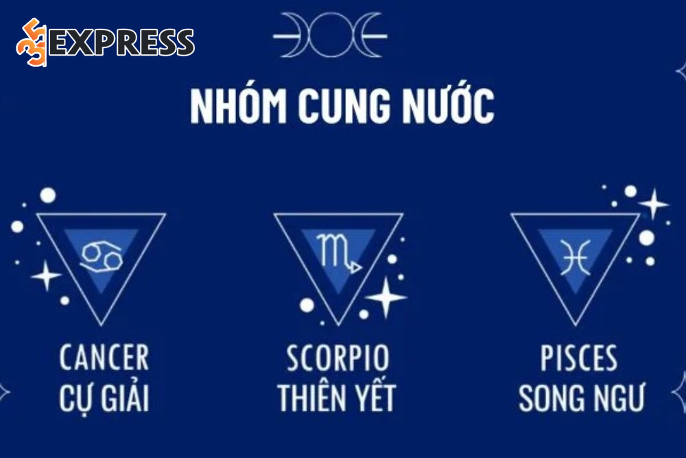 Cung Nước (Cự Giải, Bọ Cạp, Song Ngư)