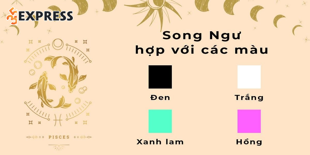 Cung Song Ngư hợp màu gì