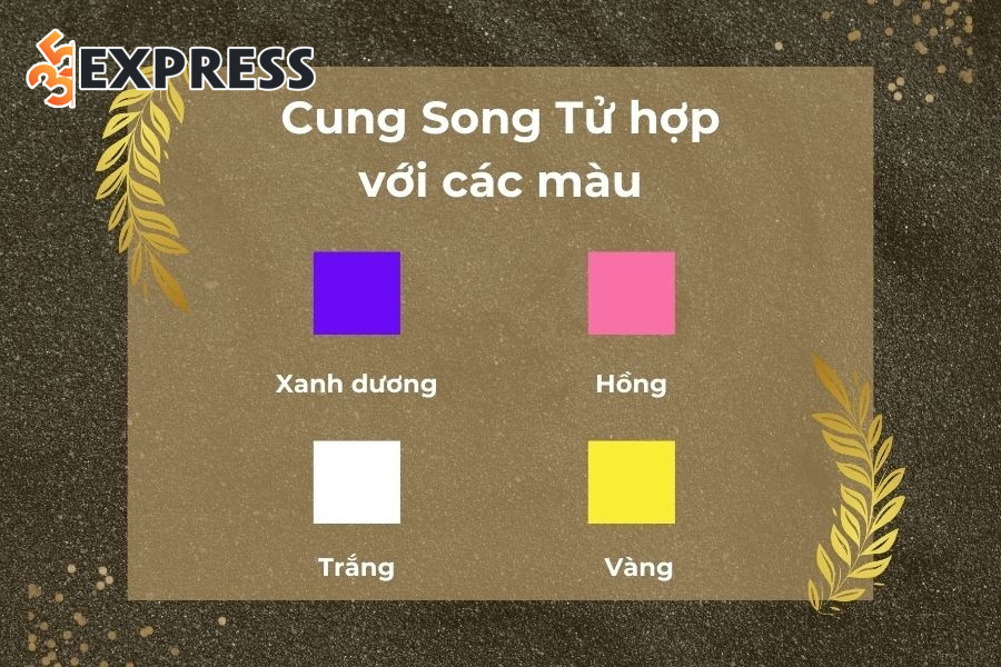 Cung Song Tử hợp màu gì