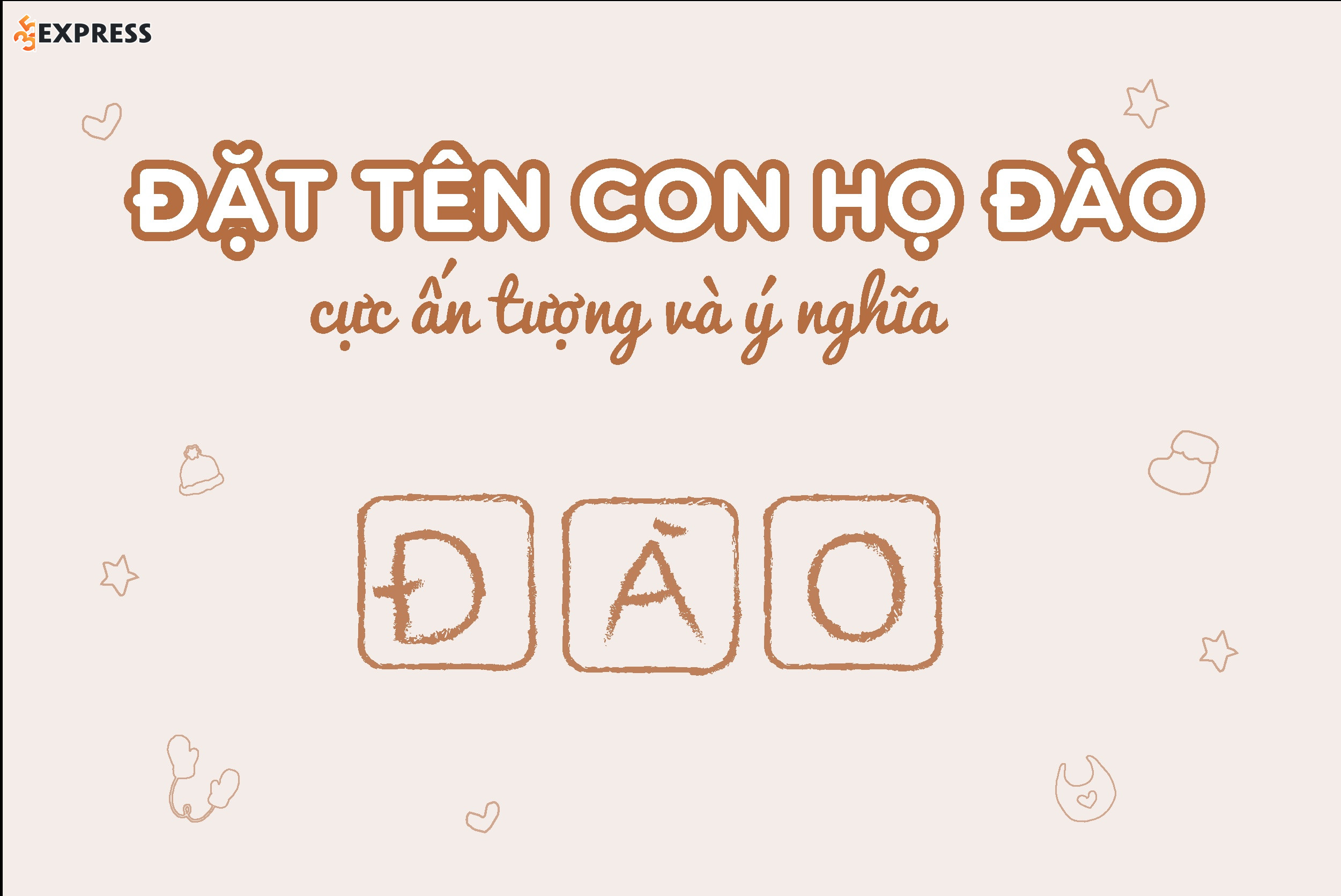 Đặt tên con gái họ Đào