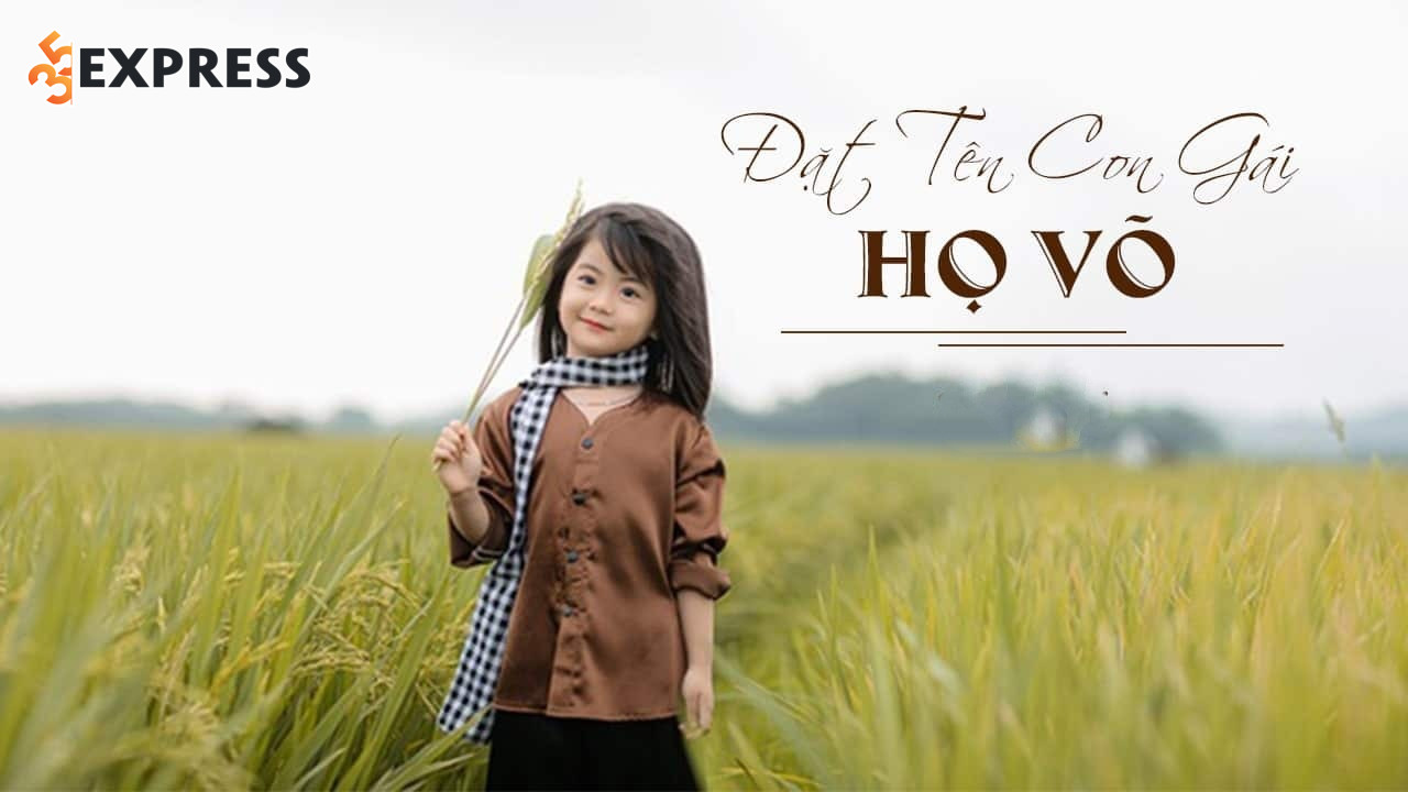 Đặt tên con gái họ Võ