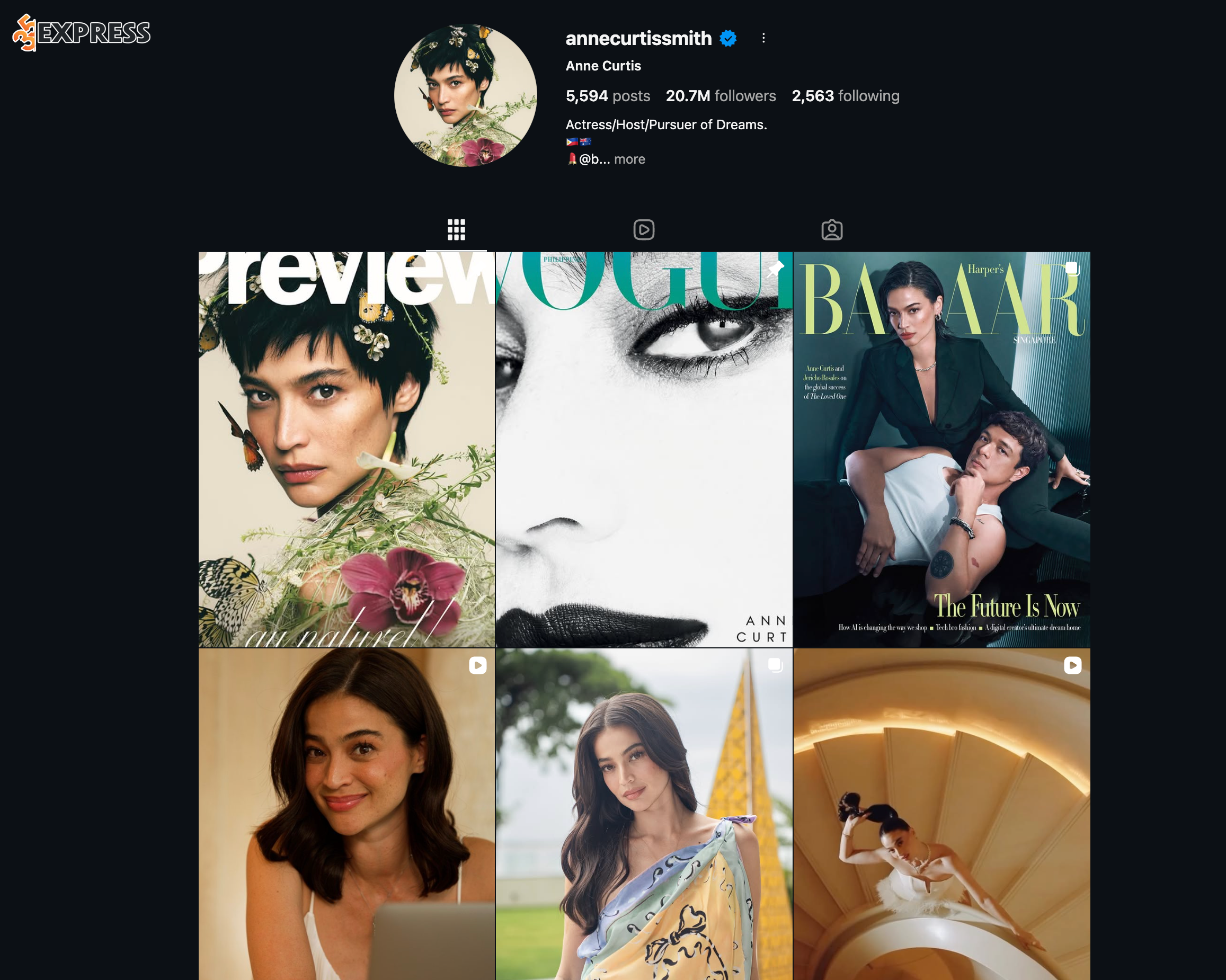 Instagram (@annecurtissmith)