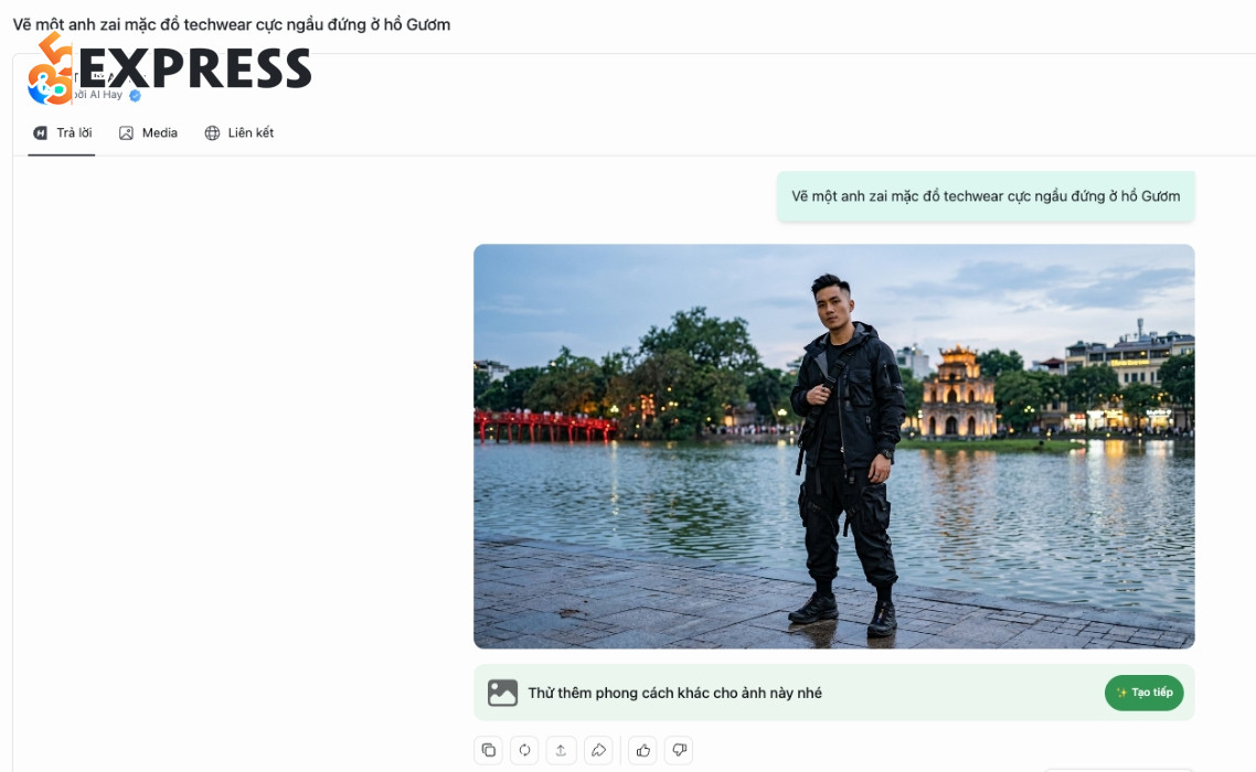 AI Hay: Tạo ảnh AI bằng tiếng việt bắt trend siêu nhanh