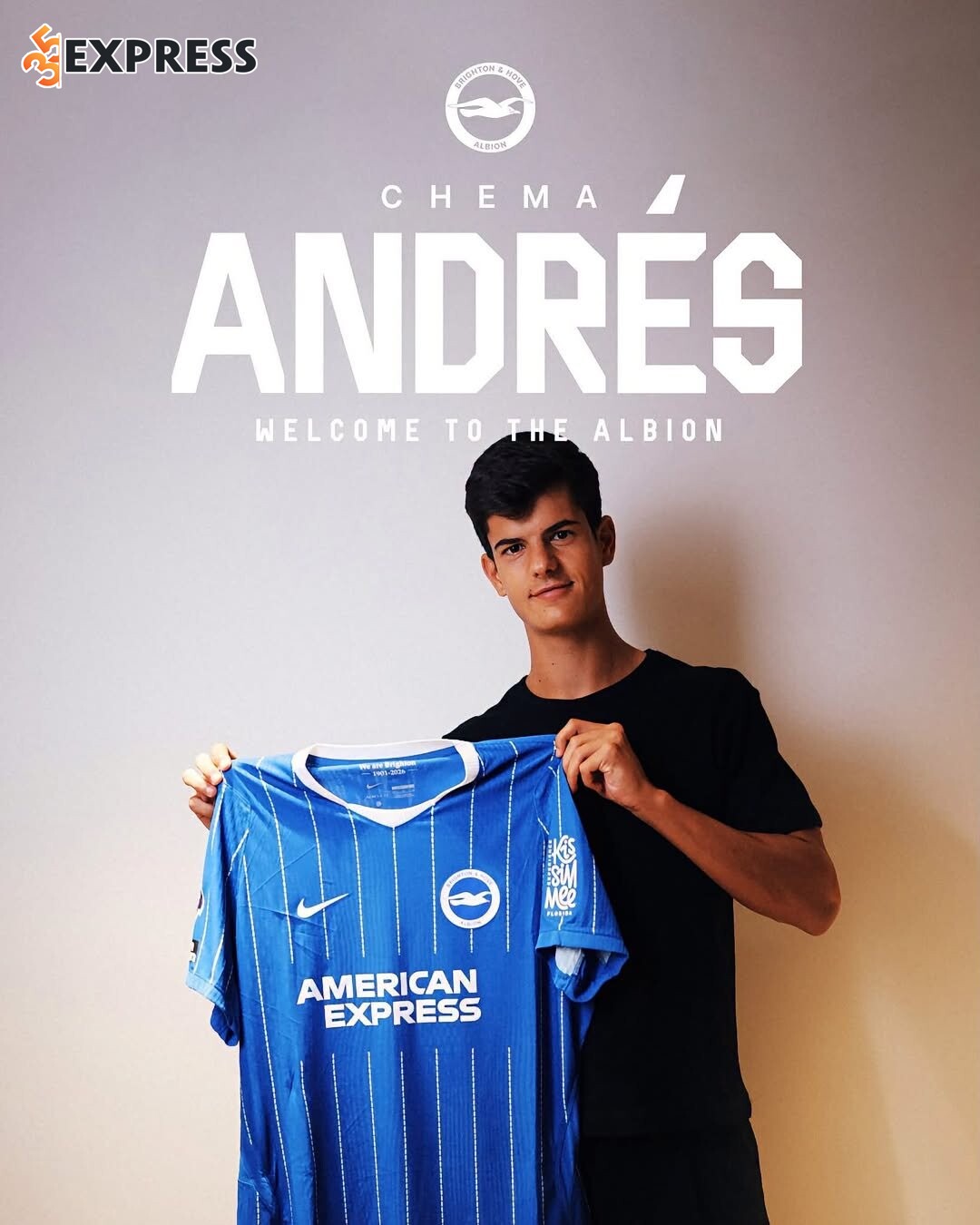 Chema Andrés cập bến Brighton
