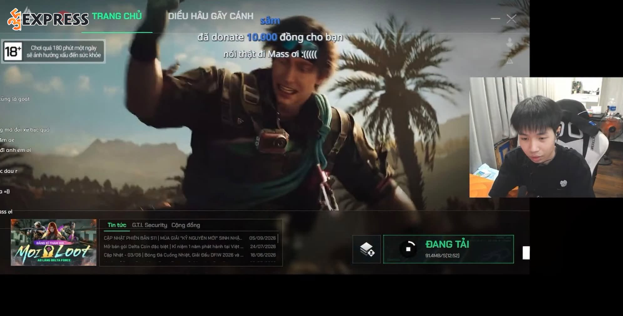 Himass đang tải Delta Force