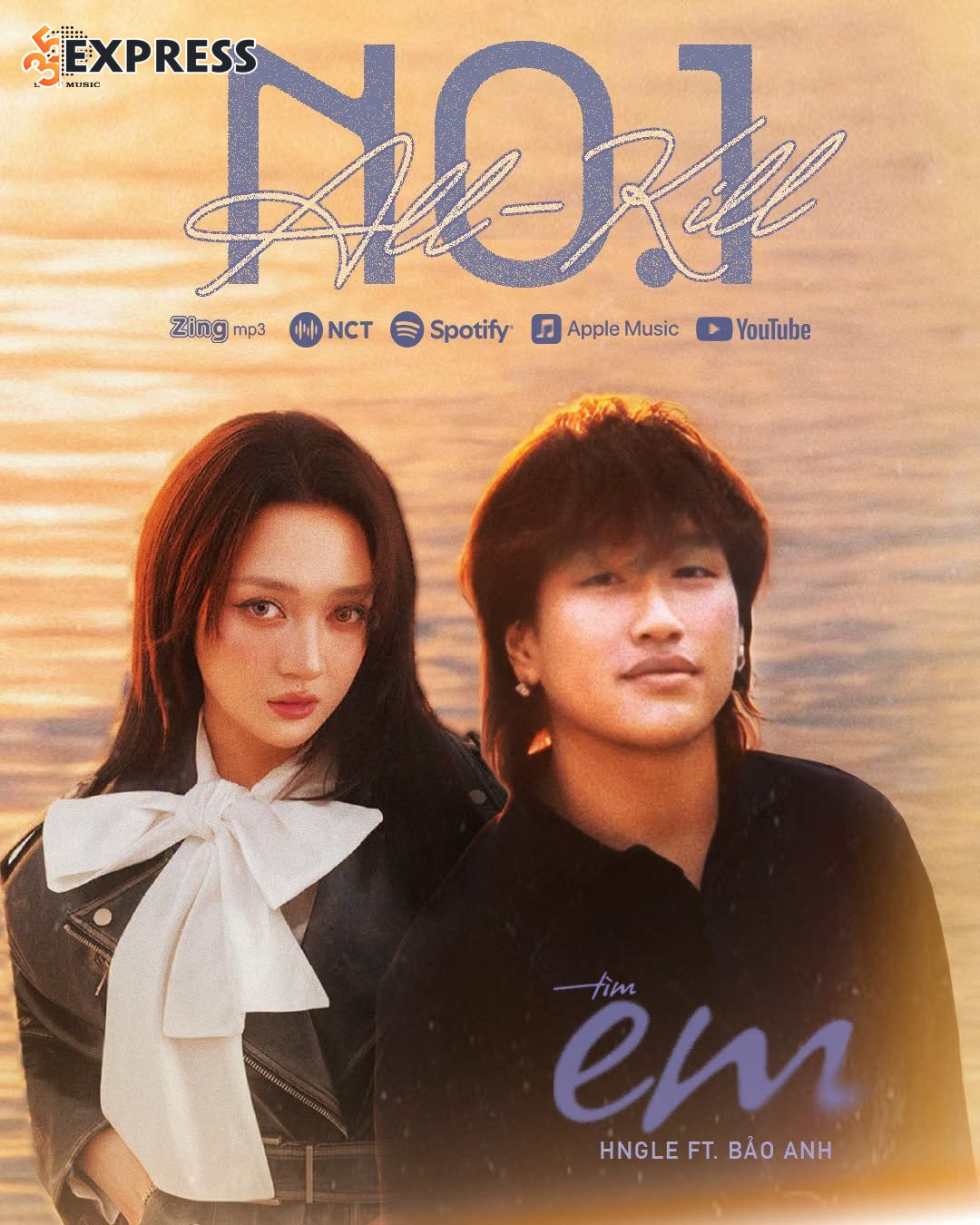 Hngle vươn tầm cùng bản hit Tìm Em kết hợp với Bảo Anh