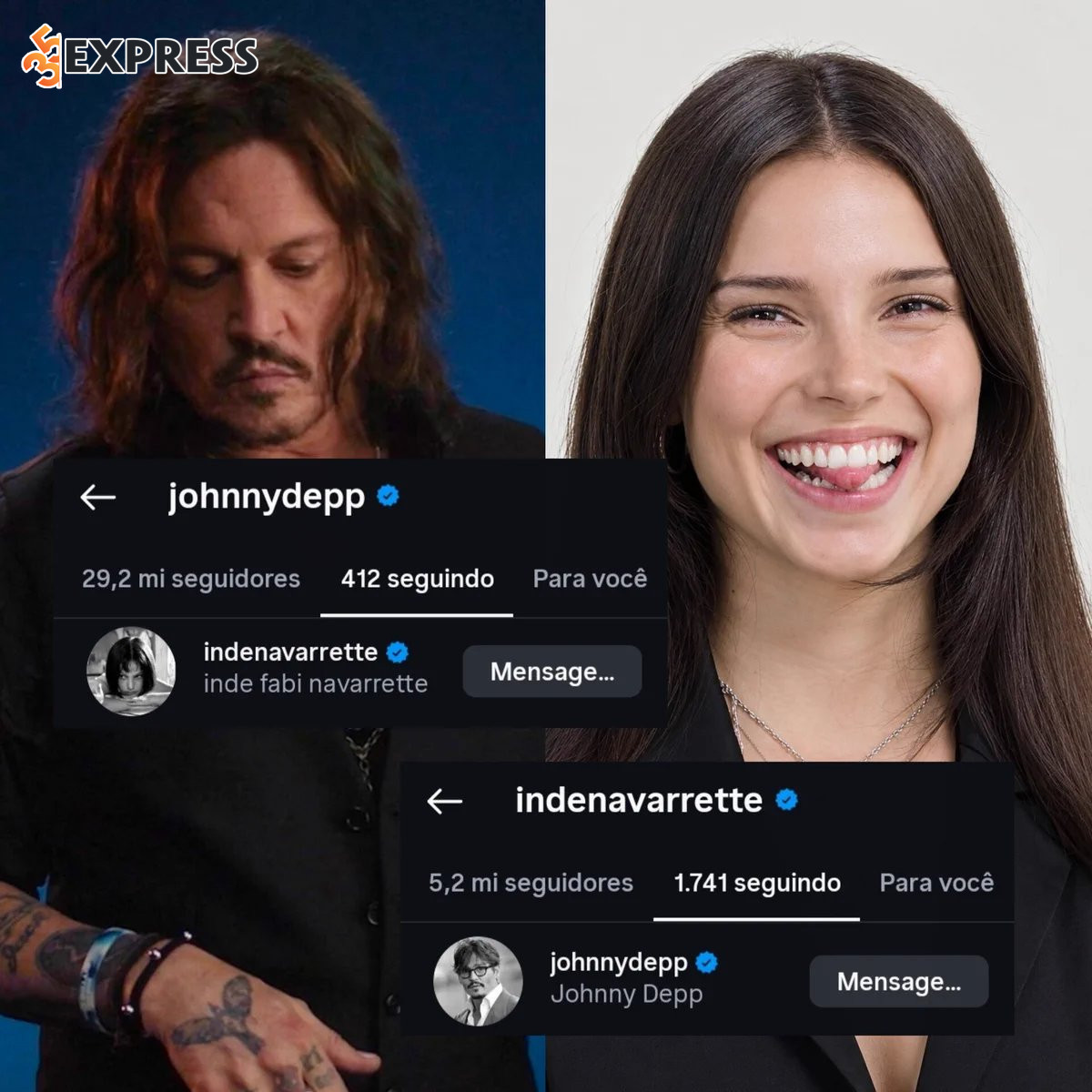 Inde Navarrette ủng hộ Johnny Depp bị khán giả chỉ trích
