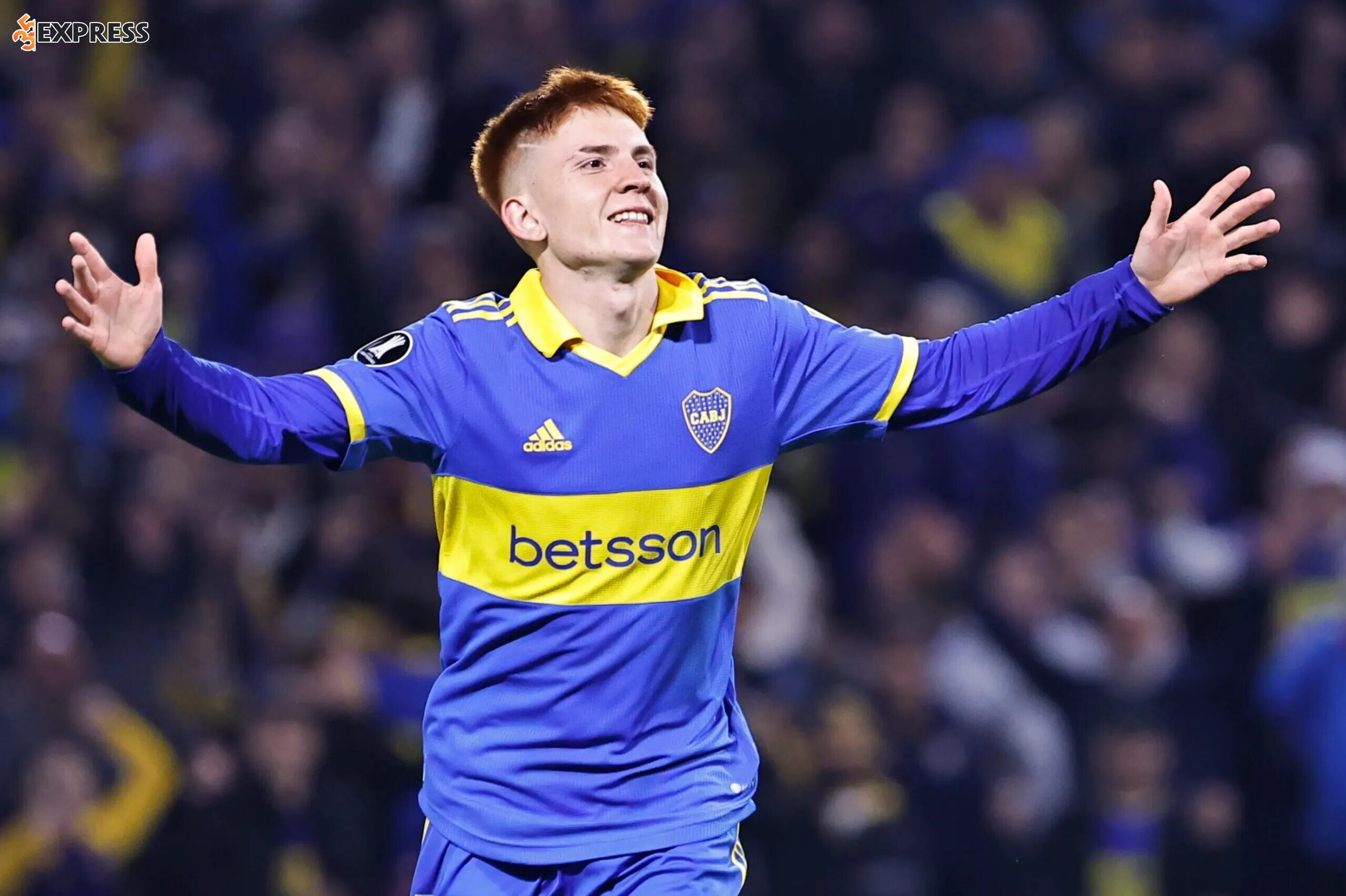 Valentín Barco thi đấu thăng hoa trong màu áo đội bóng quê nhà Boca Juniors