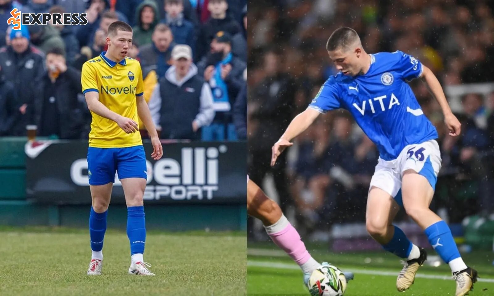 Williams Minh Hoàng từng đá ở học viện trẻ Stockport County vs Blackburn Rovers