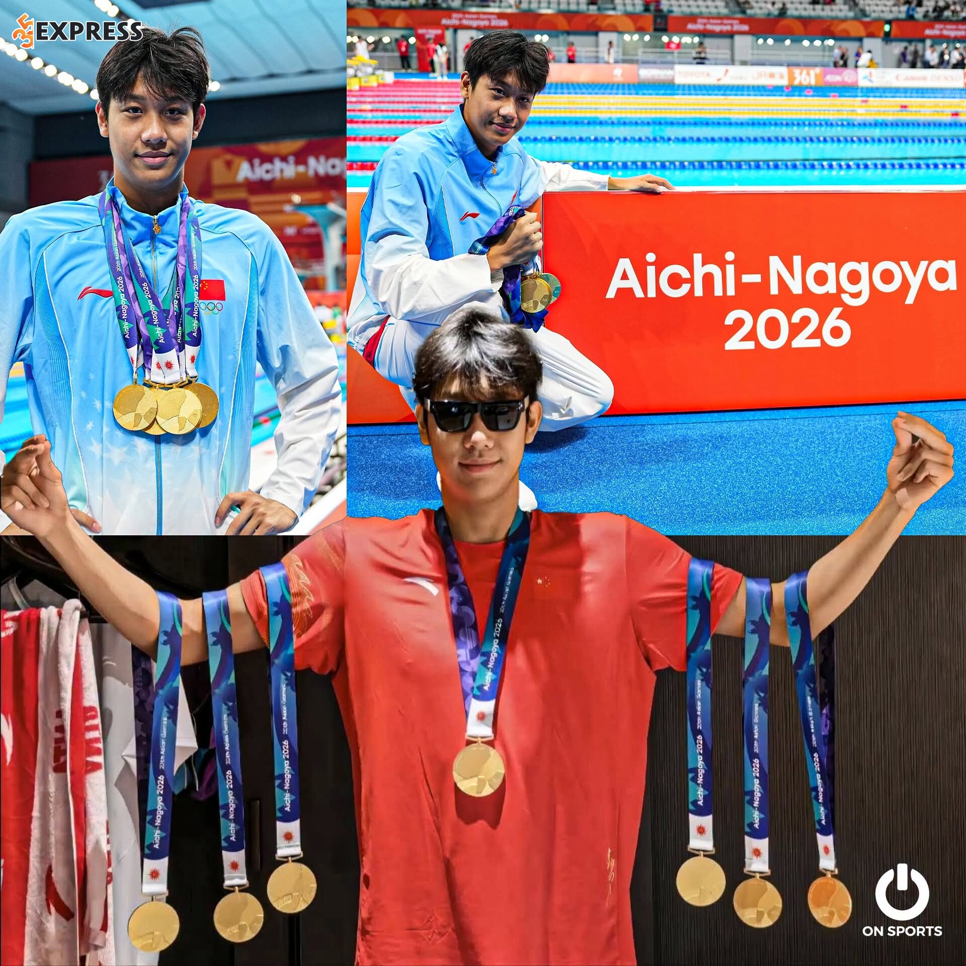 Zhang Zhanshuo Kỷ lục lịch sử 7 huy chương vàng tại Asian Games 2026