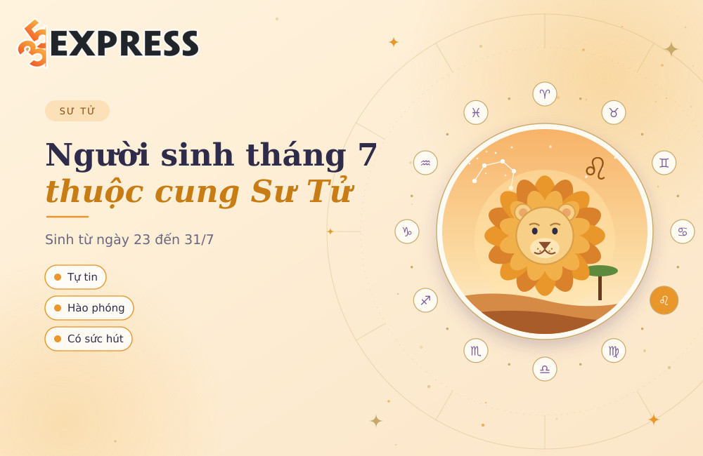 Người sinh tháng 7 thuộc cung Cự Giải
